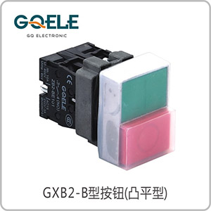 带防水罩凸平型双位钮